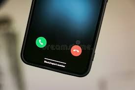 8778318558 toll-free number incoming call on smartphone screen
