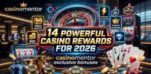 casinomentor exclusive bonuses: 14 Powerful Casino Rewards for 2026
