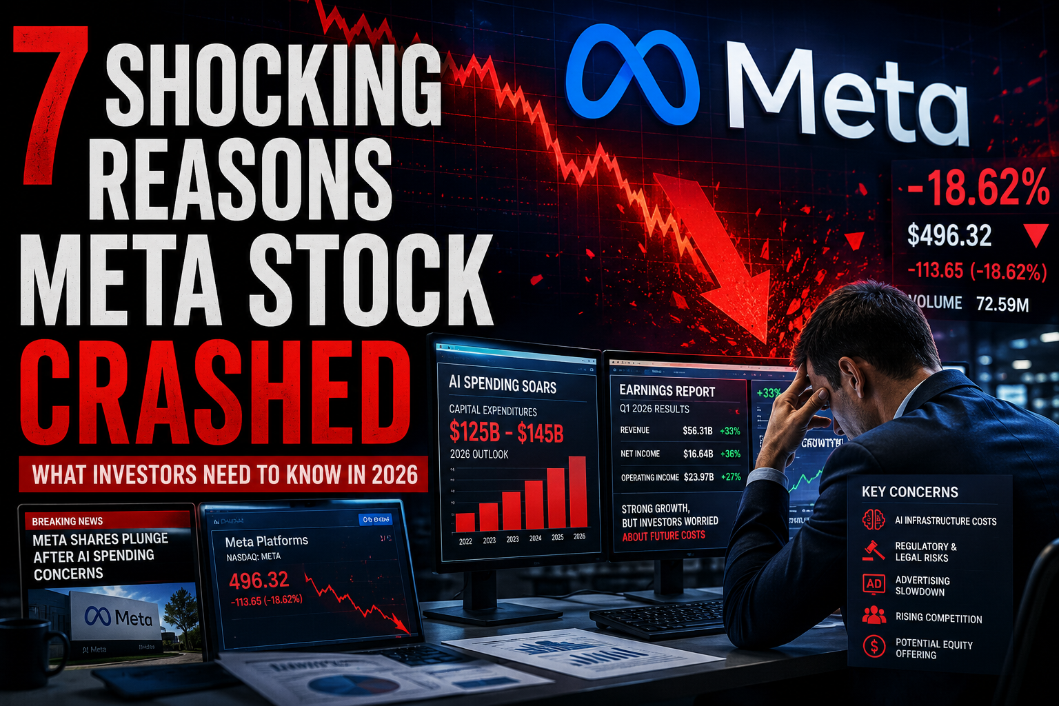 why did meta stock drop