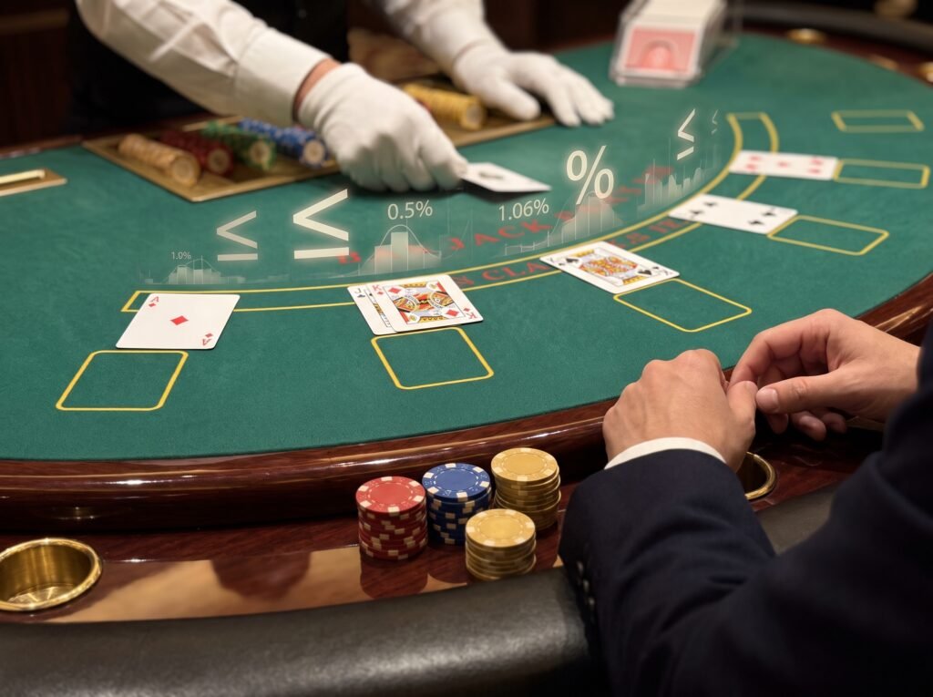 why does the house have an edge in blackjack