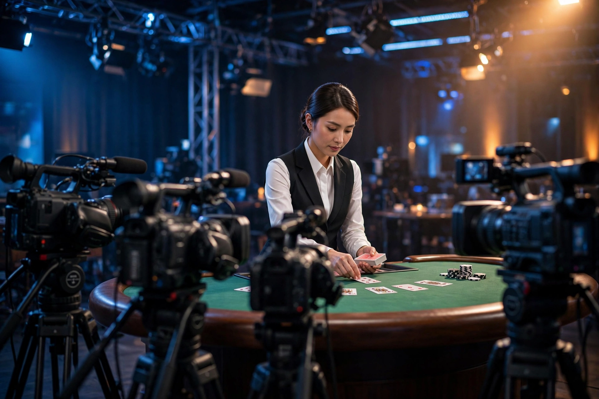 how do live dealer casino games work live studio